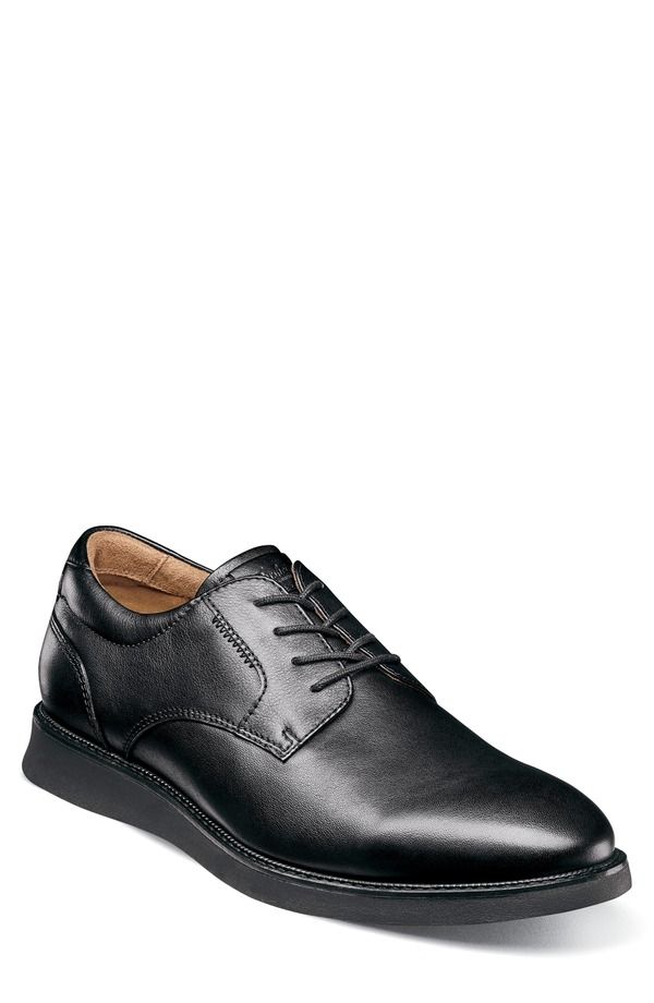フローシャイム メンズ シューズ ダービー Florsheim Launch Plain Toe Derby Black ブラック