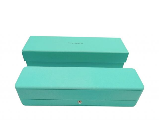 ティファニー ケース 化粧箱 ブレスレットケース ネックレスケース ペンダントケース 空き箱 BOX ジュエリーケース TIFFANY ティファニーブルー ブルー ブレスレット用 ネックレス用 内箱 外箱