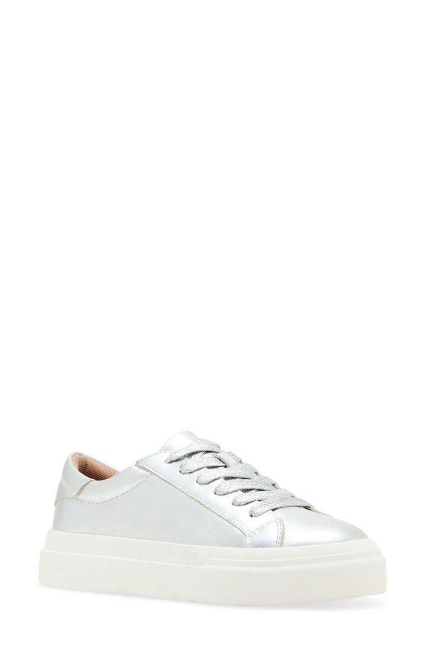 ブロンド レディース シューズ スニーカー Blondo Venna Waterproof Sneaker Silver Lea シルバー