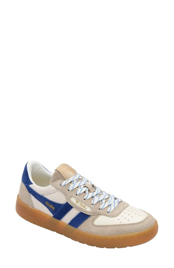 ゴラ レディース シューズ スニーカー Gola Hawk Sneaker Off White Bone Deep Blue オフホワイト