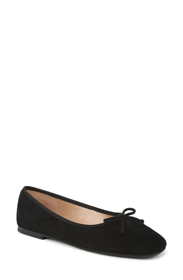 サムエデルマン レディース シューズ パンプス Sam Edelman Alie Ballet Flat Black Suede ブラック