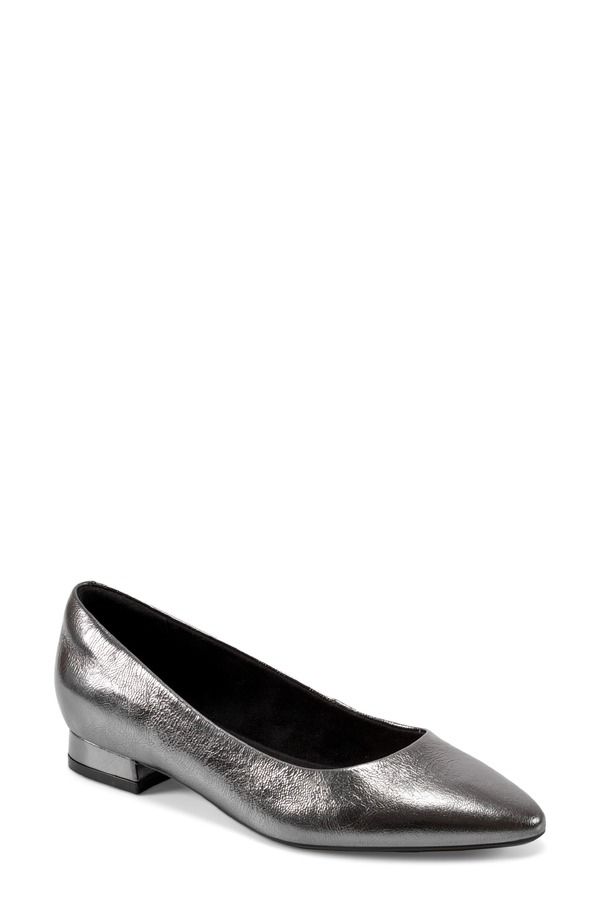 ロックポート レディース シューズ パンプス Rockportessa Pointed Toe Flat Pewter ピューター