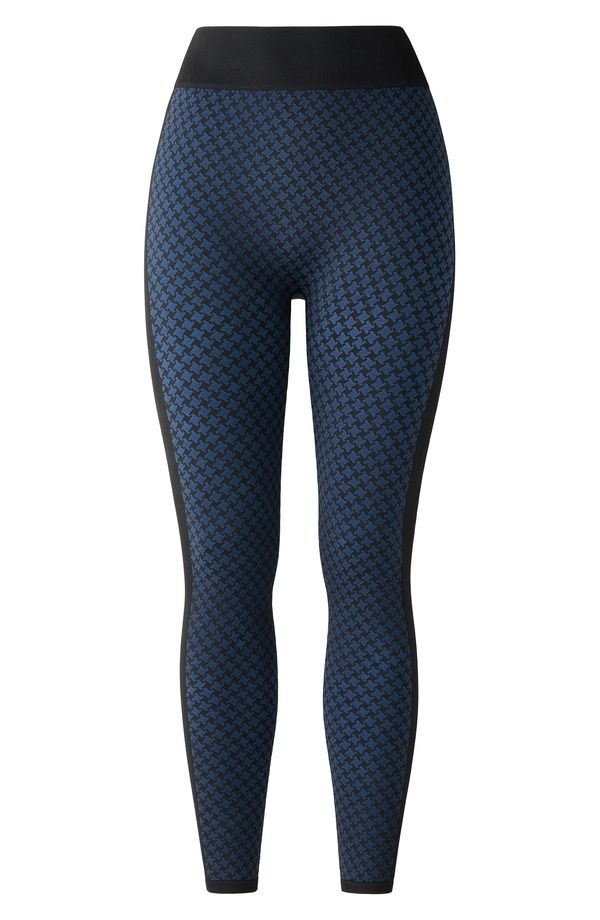 ローヌ レディース ボトムス カジュアルパンツ レギンス Rhone Houndstooth Check Leggings Navy Blue Hounds ネイビー
