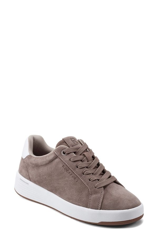 ロックポート レディース シューズ スニーカー レザー Rockport Elara Leather Sneaker Taupe トープ