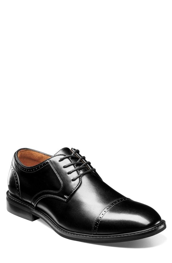 ステイシーアダムス メンズ シューズ ダービー キャップ Stacy Adams Bailey Cap Toe Derby Black ブラック