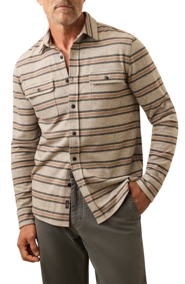 ファレティ メンズ トップス シャツ Faherty Legend ButtonUp Shirt Rock Coastripe ストライプ