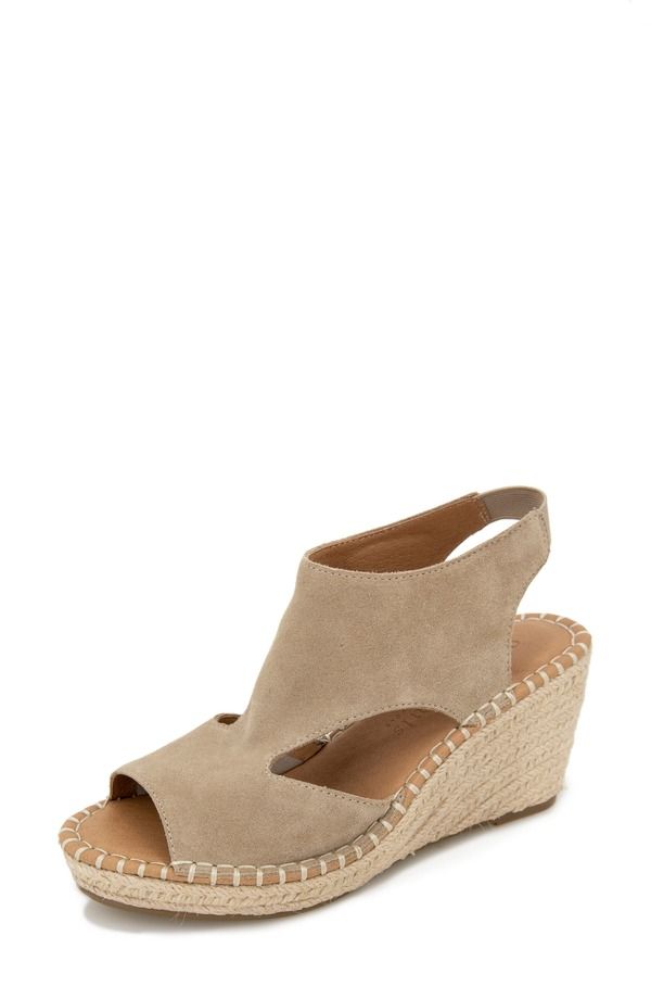 ジェントルソウルズ レディース シューズ サンダル Gentle Souls Cody Espadrille Wedge Sandal Mushroom Suede