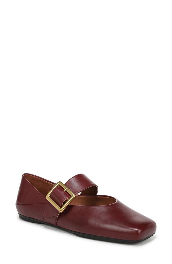 フランコサルト レディース シューズ パンプス Franco Sartoakesquare Toe Flat Bordo Red レッド