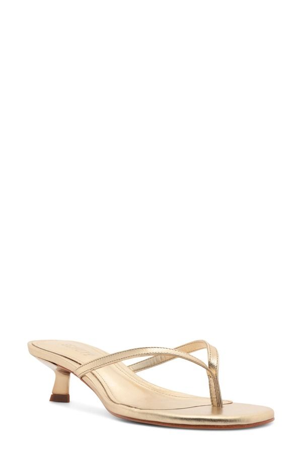 シュッツ レディース シューズ ヒール サンダル Schutz Carolyn Kitten Heel Sandal Platina