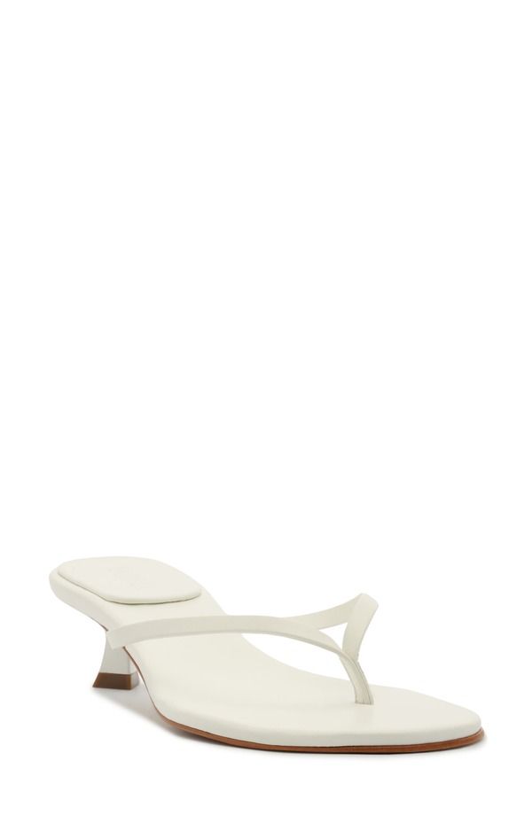 シュッツ レディース シューズ ヒール サンダル Schutz Carolyn Kitten Heel Sandal White ホワイト