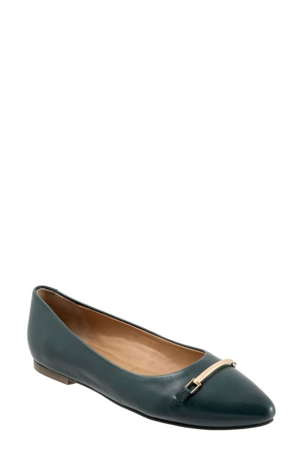 トロッターズ レディース シューズ パンプス Trotters Everly Bit Flat Emerald エメラルド
