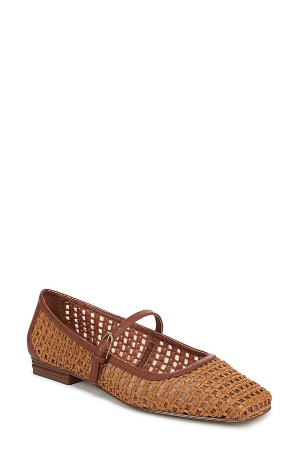 フランコサルト レディース シューズ パンプス Franco Sarto Tinsley Mary Jane Flat Wicker Brown ブラウン