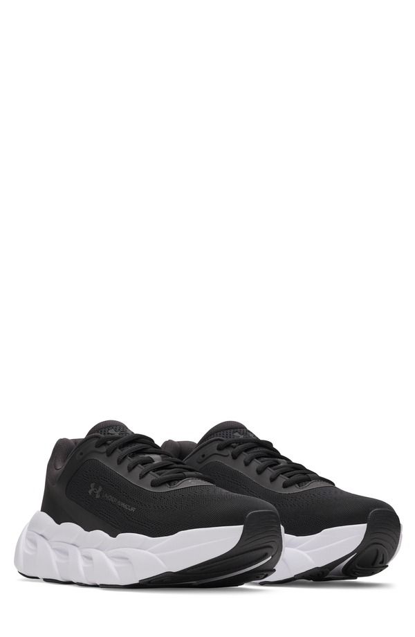 アンダーアーマー メンズ シューズ スニーカー Under Armour Halo Runnerunning Shoe Black White ホワイト
