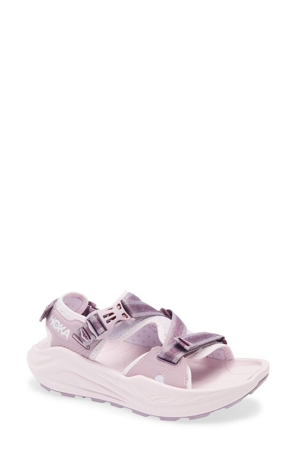 ホカオネオネ レディース シューズ サンダル HOKA Infini Hike TC Sandal Fragrant Lilac Lilacream クリーム