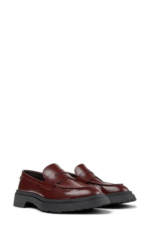 カンペール レディース シューズ スリッポン・ローファー Camper Walden Penny Loafer Burgundy バーガンディ