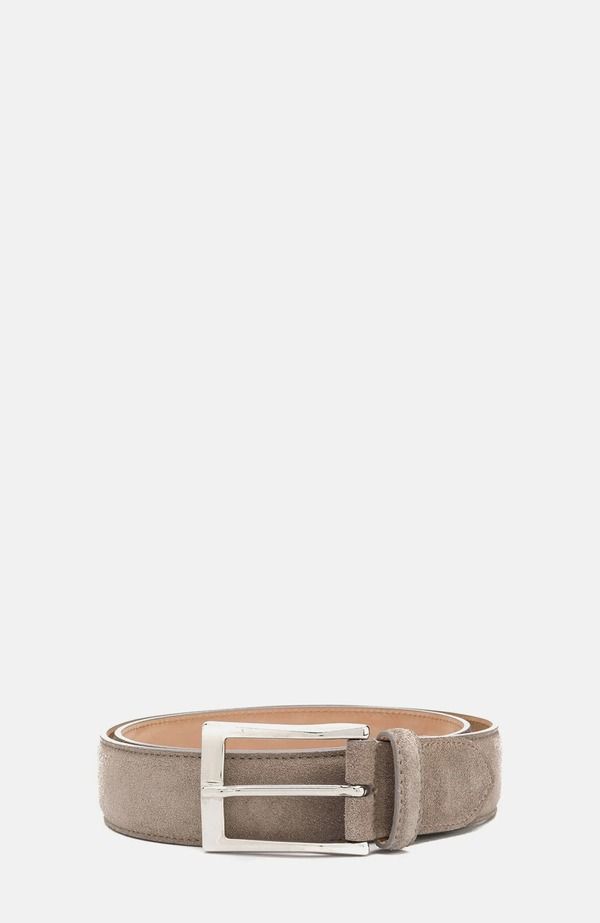 スカロッソ メンズ アクセサリー ベルト SCAROSSO Classic Belts Taupe Suede トープ