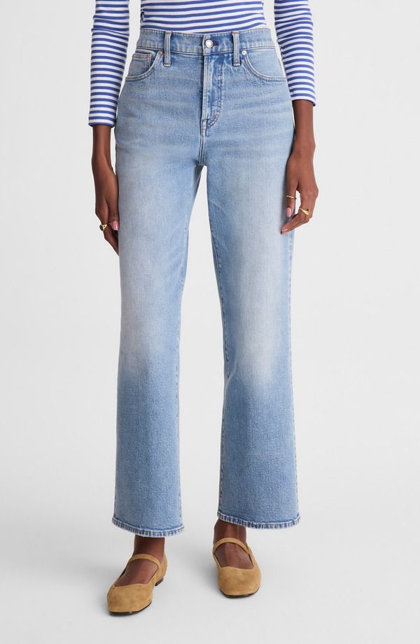 メイドウェル レディース ボトムス カジュアルパンツ ワイドレッグ ヴィンテージーンズ Madewell The Perfect Vintage Crop Wide Leg Jeans Raebrook Wash