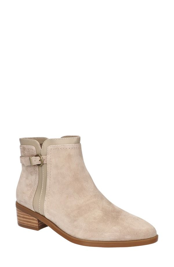 ベラヴィータ レディース シューズ ブーツ・レインブーツ Bella Vita Beatrice Bootie Almond Kidsuede Leather