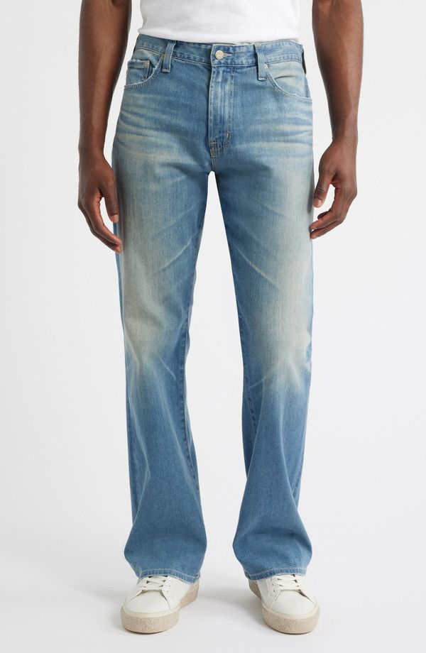 エージー メンズ ボトムス デニムパンツ ブーツカット ブーツ ジーンズ AG Clint Bootcut Jeans 19 Years Mobius