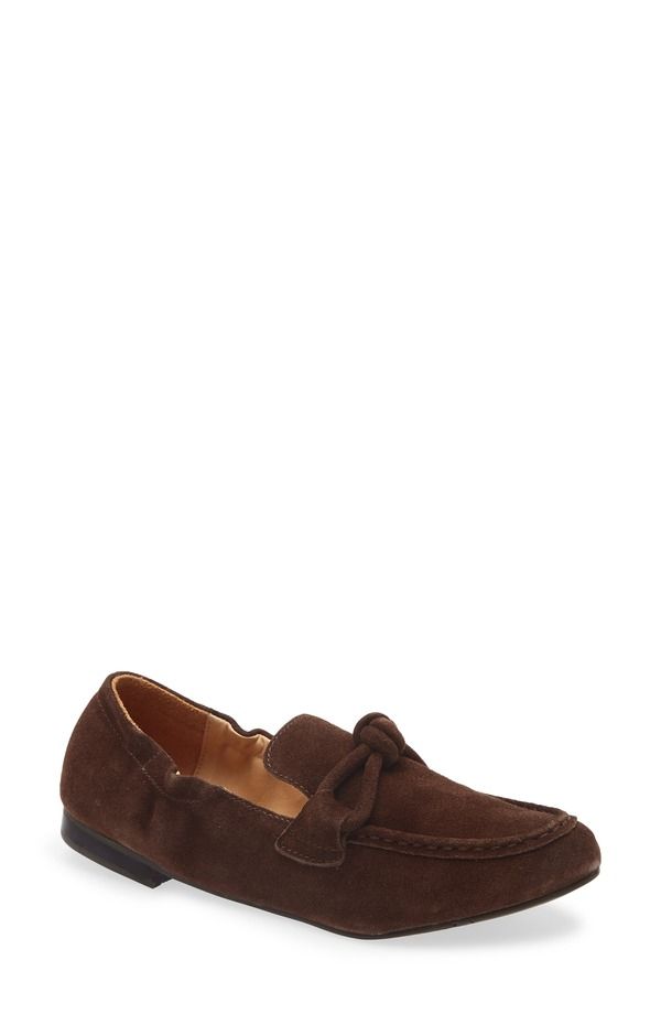 ショコラブルー レディース シューズ スリッポン・ローファー Chocolat Blu Anya Loafer Chocolate Suede チョコレート