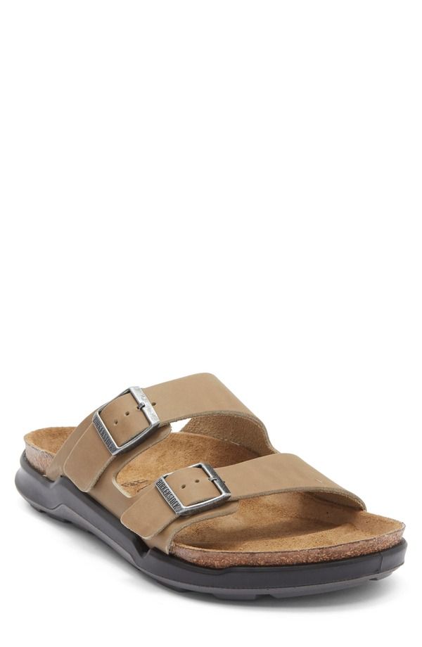 ビルケンシュトック メンズ シューズ サンダル Birkenstock Arizona Lug Sole Slide Sandal Tobacco Brown ブラウン