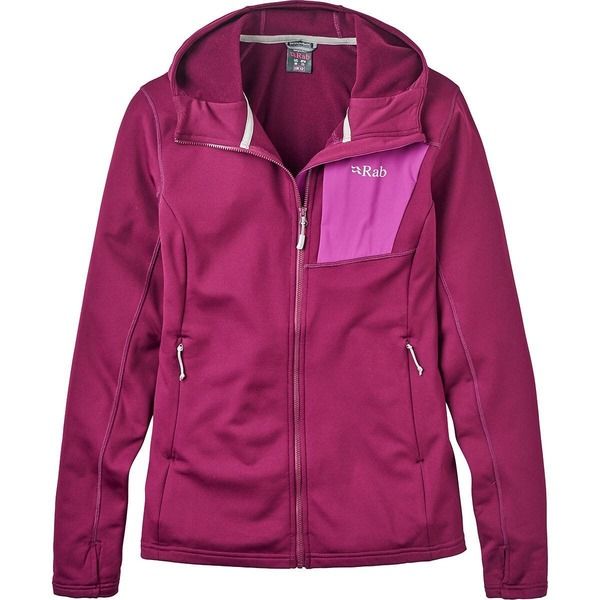 ラブ レディース アウター ジャケット・ブルゾン フーデッドジャケット Rab Superflux FullZip Hooded Jacket Womens Mulberry