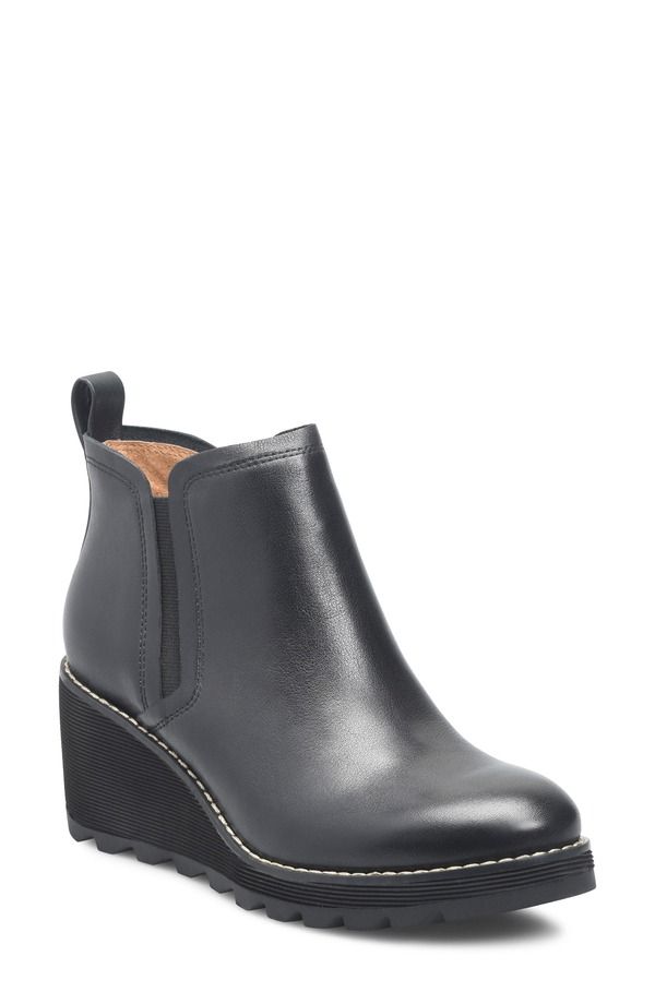 エスエフエフティ レディース シューズ ブーツ・レインブーツ Sfft Emma Wedge Boot Black ブラック