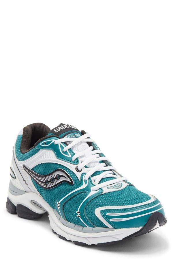 サッカニー メンズ シューズ スニーカー Saucony ProGrid Triumph 4 Sneaker Teal Silver ティール