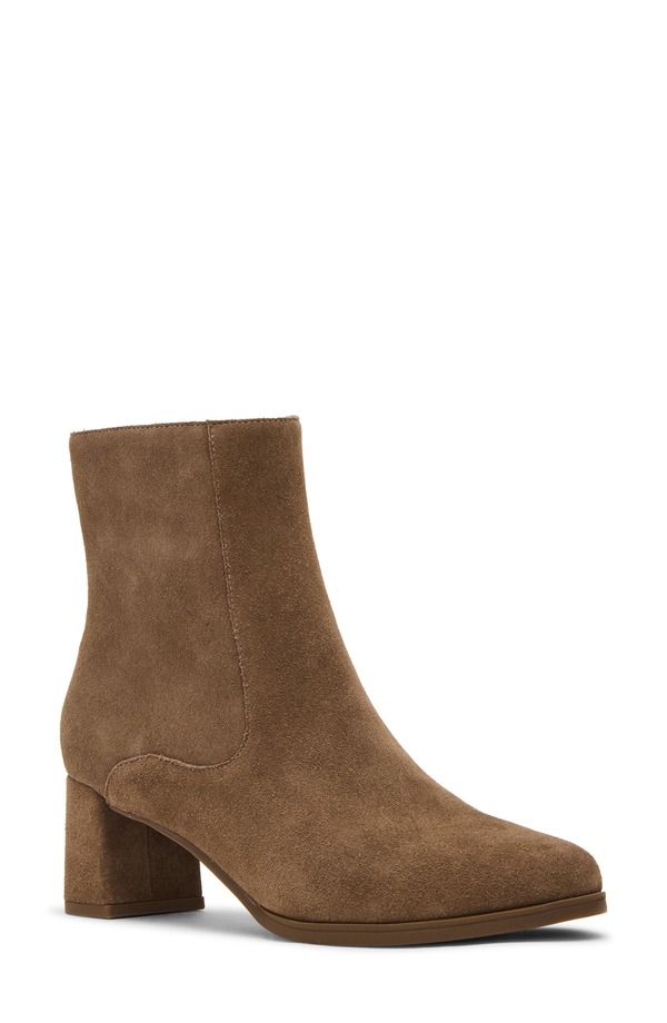 ブロンド レディース シューズ ブーツ・レインブーツ Blondo Hylia Waterproof Bootie Taupe Suede トープ