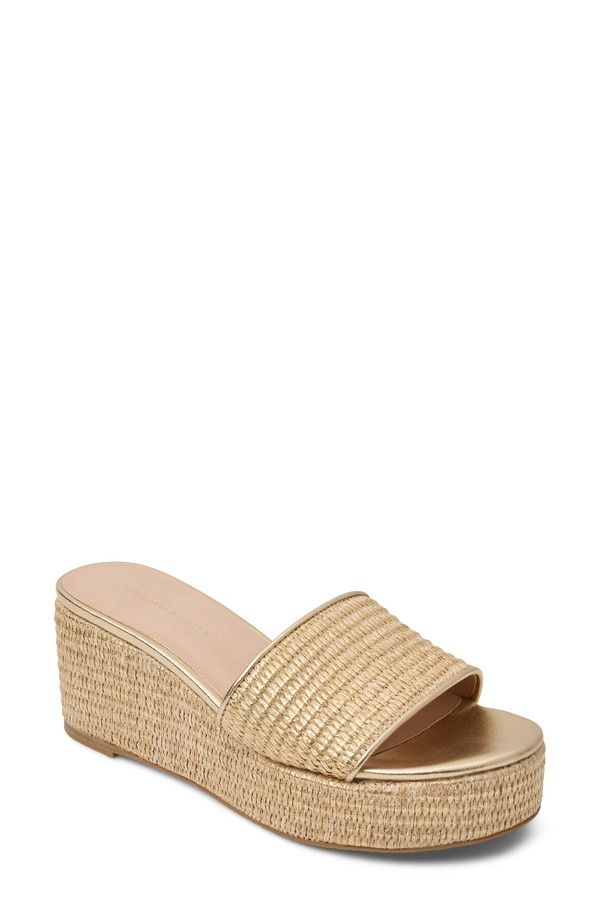 ジャックロジャース レディース シューズ ヒール プラットフォーム サンダル Jack Rogers Bay Platform Wedge Sandal Gold ゴールド