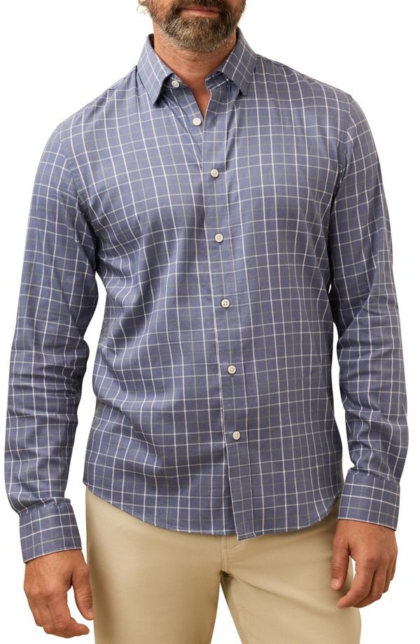 ファレティ メンズ トップス シャツ Faherty The Movement ButtonUp Shirt Blue Wall Plaid ブルー 27,232円