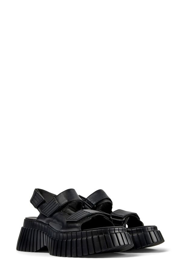 カンペール レディース シューズ ヒール サンダル Camper BCN Sandal Black ブラック