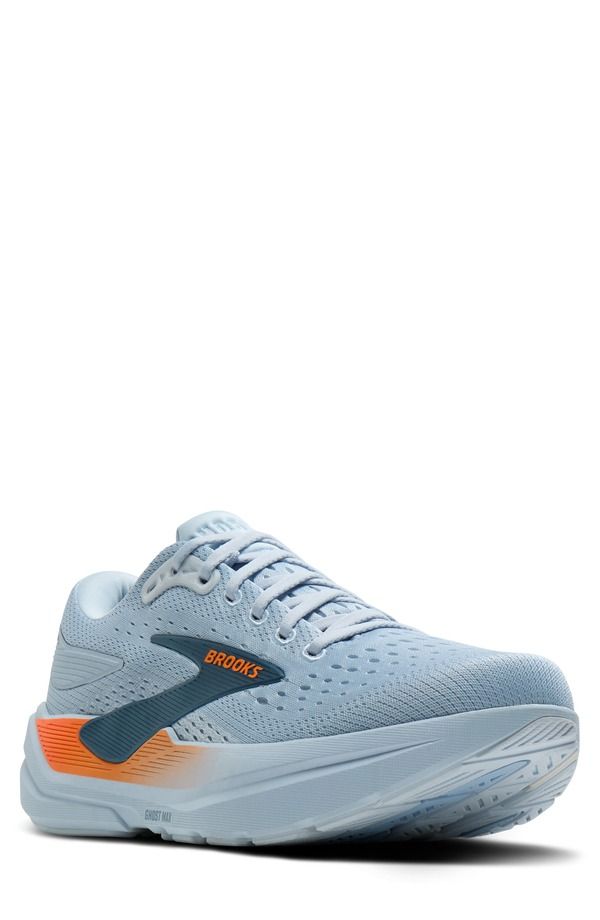 ブルックス メンズ シューズ スニーカー Brooks Ghost Max 3 Running Shoe Skyway Blue Orange ブルー