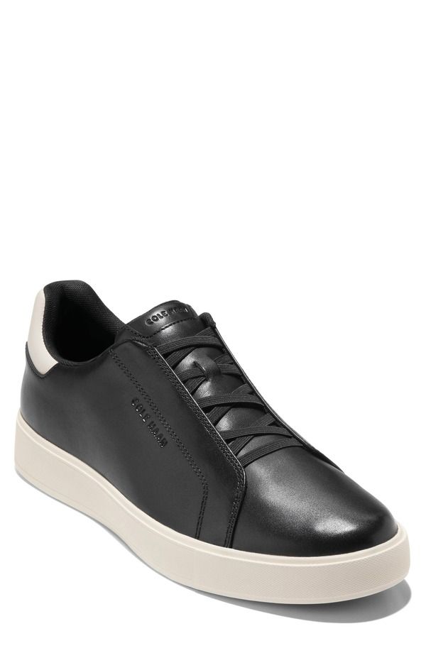 コールハーン メンズ シューズ スニーカー Cole Haan GrandPro Luxe SlipOn Sneaker Black Ivory アイボリー