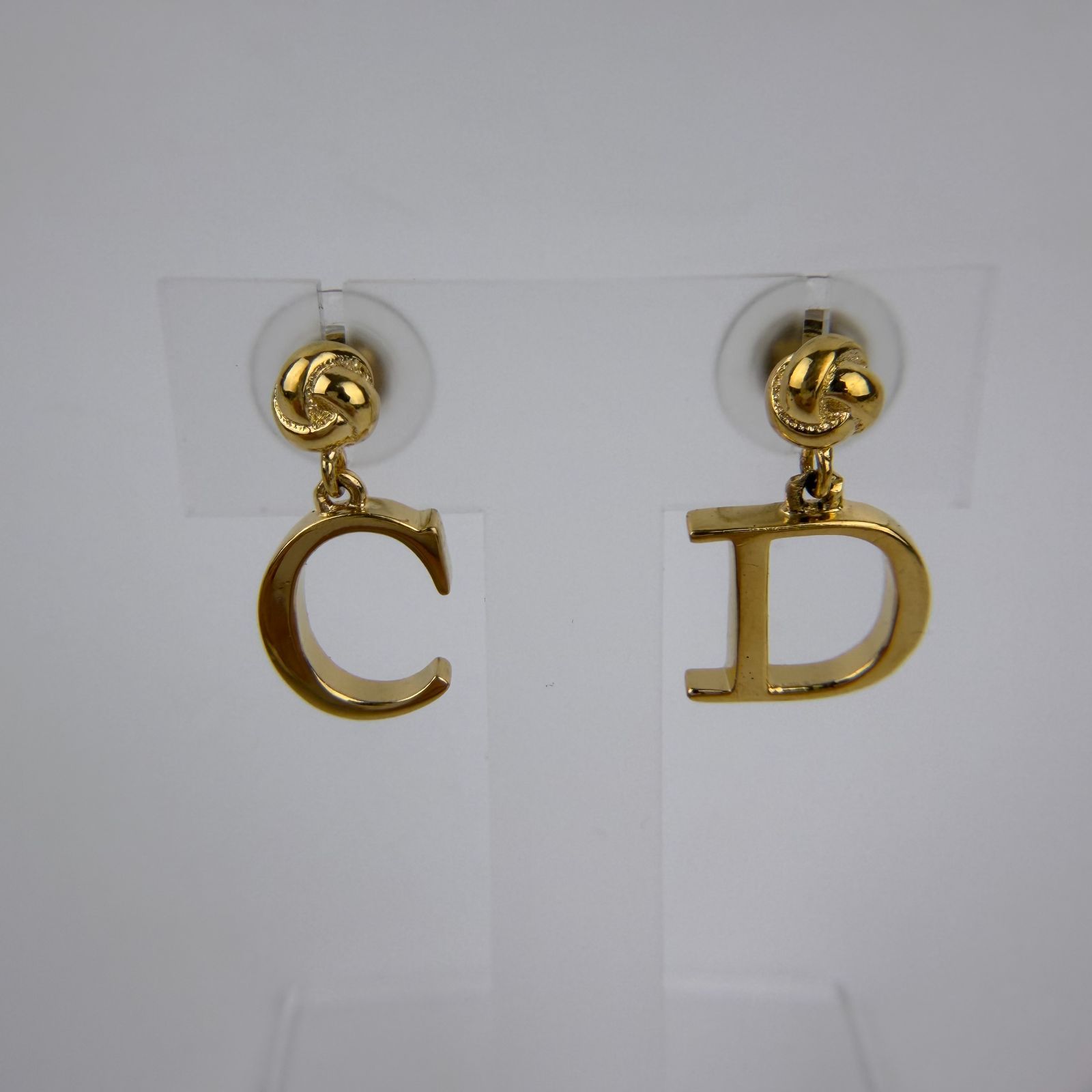 【中古】Christian Dior クリスチャンディオール CDロゴ ピアス ゴールド ヴィンテージ レディース【中古美品】HIBUOCHI VINTAGE hboc260515a01
