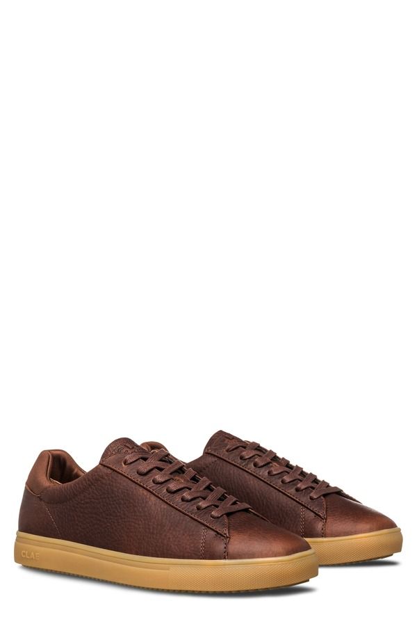 クラエ メンズ シューズ スニーカー CLAE Bradley Sneaker Cocoa Leather Light Gum ココア