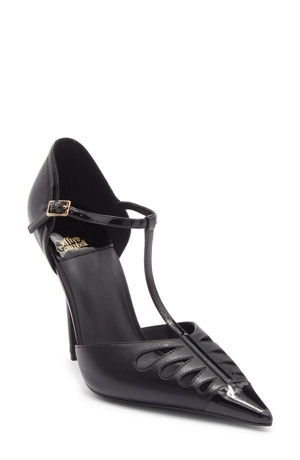 ジェフリー キャンベル レディース シューズ パンプス Jeffrey Campbell Nouvelle Pointed Toe Pump Black Black Patent ブラック