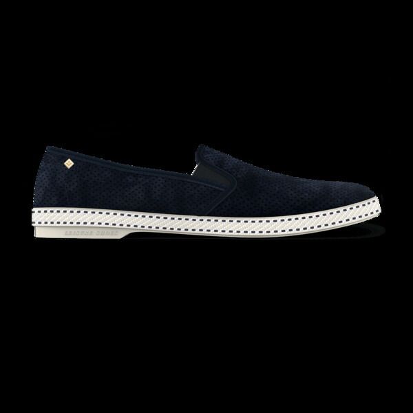 リビエラ レディース シューズ スリッポン・ローファー スエード Rivieras Classic Suede SlipOn Loafer Navy ネイビー