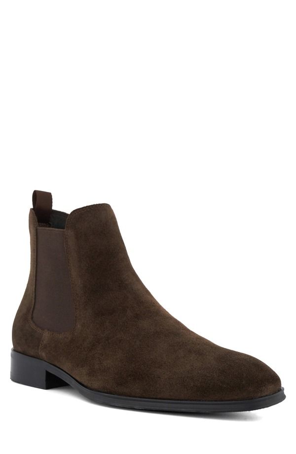 デューンロンドン メンズ シューズ ブーツ・レインブーツ チェルシーブーツ チェルシー Dune London Mandatory Chelsea Boot Dark Brown ブラウン