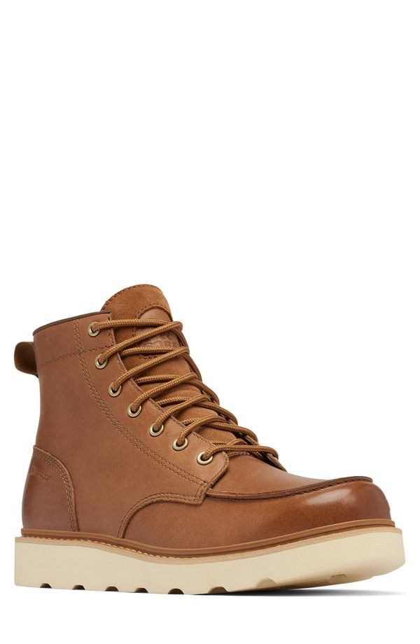 ソレル メンズ シューズ ブーツ・レインブーツ SOREL Slabtown 62 Waterproof Moc Toe Boot Velvetan Tobacco タン