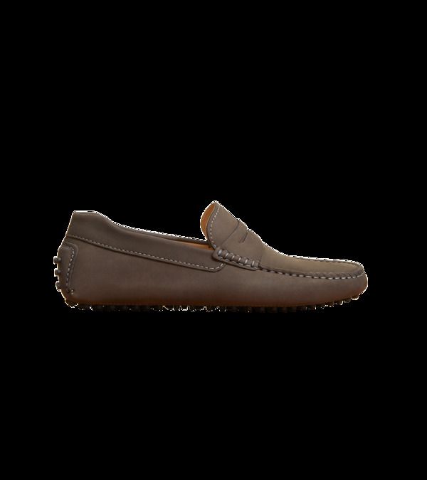 ジャック アーウィン メンズ シューズ スリッポン・ローファー スエード Jack Erwin Parker Suede Casual Driving Loafer Slate Nubuck スレート