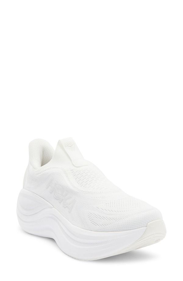 ホカオネオネ レディース シューズ スニーカー レース HOKA Skyward Laceless Recovery Sneaker White White ホワイト