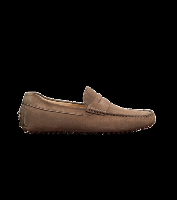 ジャック アーウィン メンズ シューズ スリッポン・ローファー スエード Jack Erwin Parker Suede Casual Driving Loafer Taupe Suede トープ