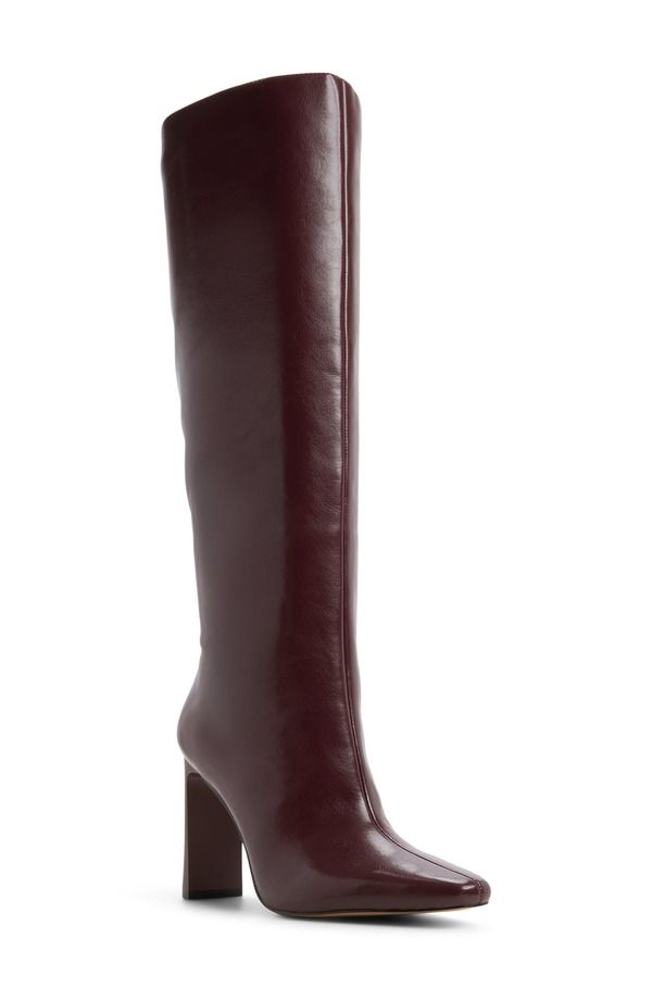 アルド レディース シューズ ブーツ・レインブーツ ALDO Elyne Knee High Boot Burgundy バーガンディ