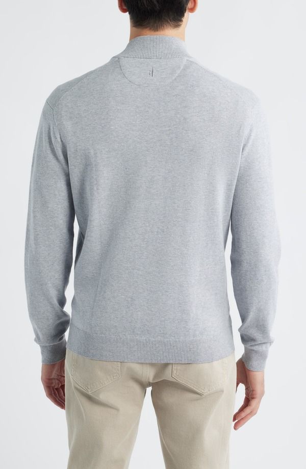 ジョニー オー メンズ アウター パーカー・スウェット ハーフジップ セーター johnnieO Desmond Half Zip Sweater Pebble