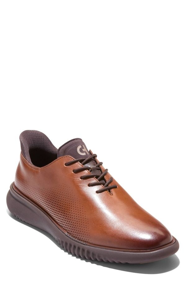 コールハーン メンズ シューズ ダービー Cole Haan 2ZERGRAND EVO Laser Quick On Derby British Tan Java タン