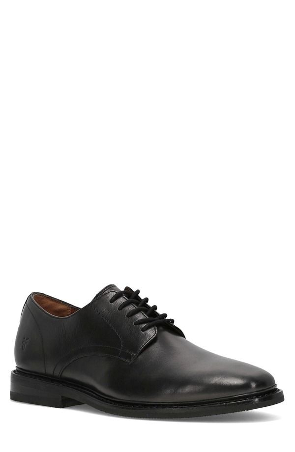 フライ メンズ シューズ ダービー レザー Frye Pauleather Plain Toe Derby Black ブラック