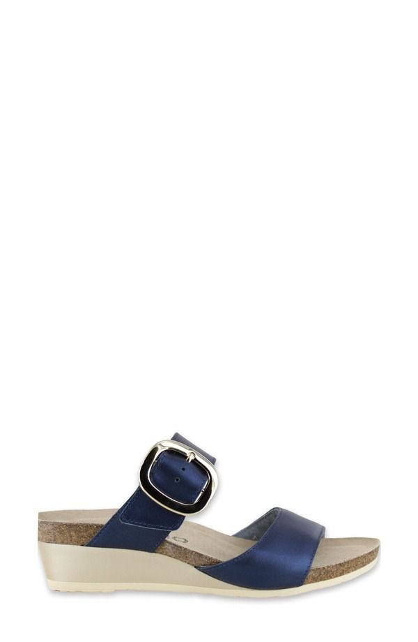 ナオト レディース シューズ ヒール サンダル Naot Magic Wedge Sandal Polar Sea Leather