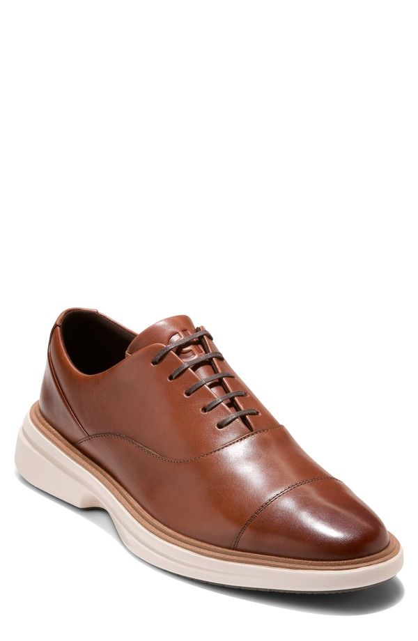 コールハーン メンズ シューズ オックスフォード キャップ Cole Haan riginalGrand Cityspectre Cap Toe Oxford Woodbury Natural