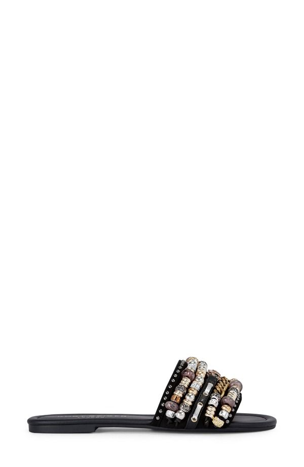 カートジェイガーロンドン レディース シューズ サンダル Kurt Geiger London Southbank Slide Sandal Charcoal チャコール